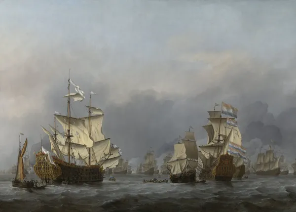 The Surrender of the Royal Prince av Willem van de Velde the Younger