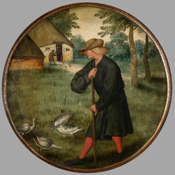 Who Knows why Geese Walk Barefoot av Pieter Brueghel The Younger