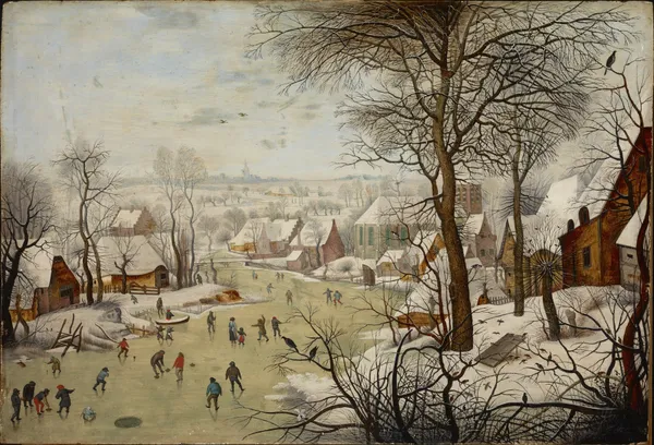 Winterlandscape with a Bird-trap av Pieter Brueghel The Younger