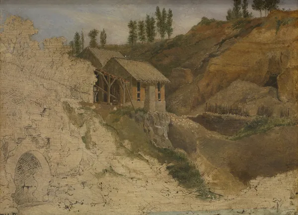 A Quarry av Théodore Rousseau