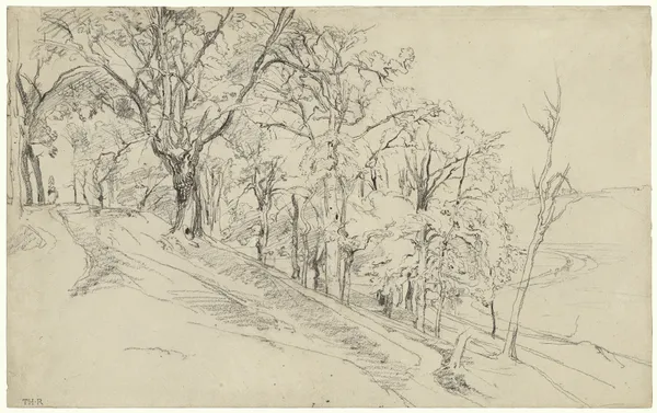 Forest in Boisrémond av Théodore Rousseau