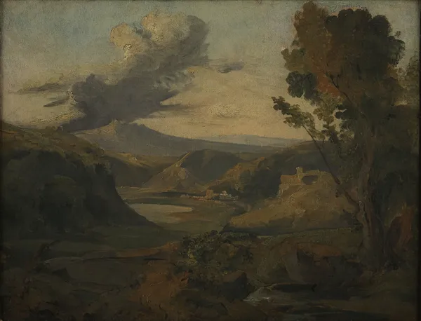 Landscape (Auvergne) av Théodore Rousseau