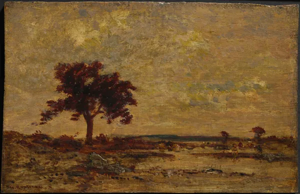 Marshlands (not dated) av Théodore Rousseau