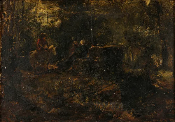Sous-bois av Théodore Rousseau