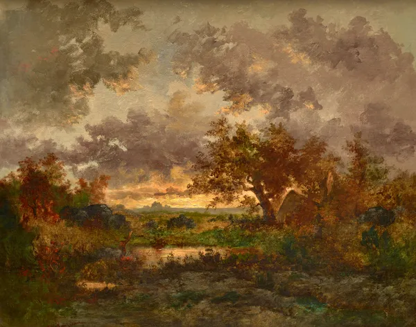 The Charcoal Burner’s Hut av Théodore Rousseau