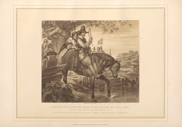 Charles II. in Disguise, aided in his Escape by Jane Lane – E. M. Ward (19th century) av Thomas Archer