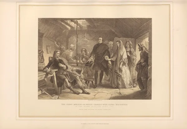 First Meeting of Prince Charles with Flora Macdonald – Alexander Johnstone (19th century) av Thomas Archer