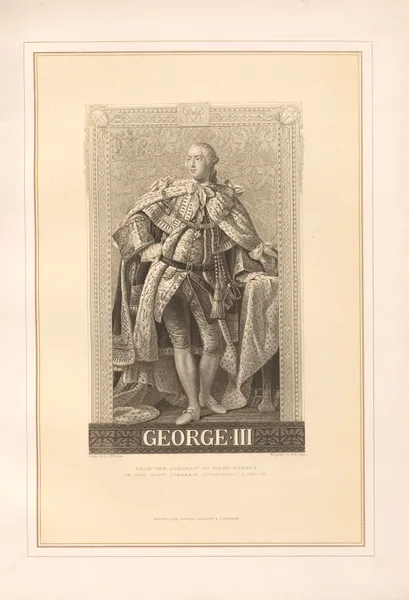 Portrait of George III (19th century) av Thomas Archer