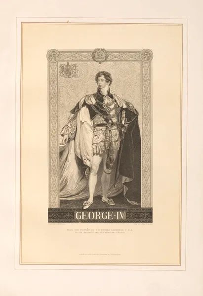 Portrait of George IV (19th century) av Thomas Archer