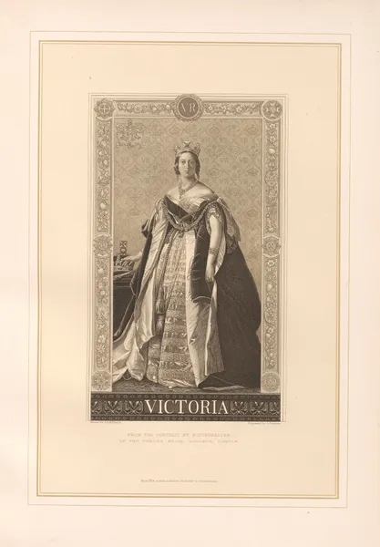 Portrait of Queen Victoria (19th century) av Thomas Archer