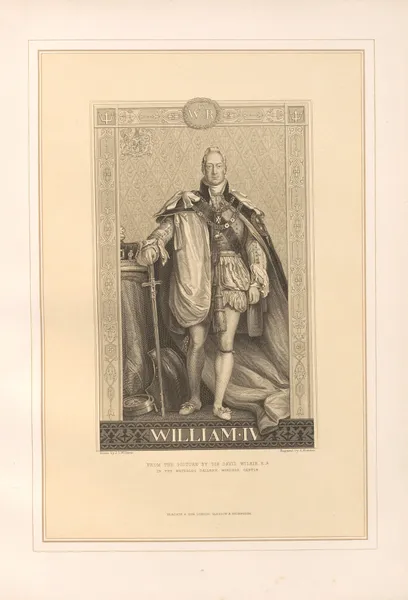 Portrait of William IV (19th century) av Thomas Archer