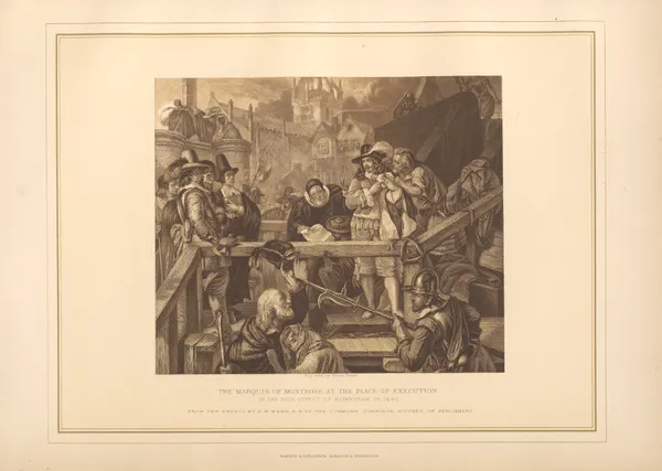 The Marquis of Montrose at the Place of Execution – E. M. Ward (19th century) av Thomas Archer