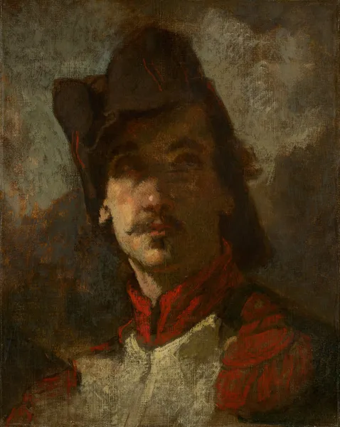 A Volunteer of 1792 av Thomas Couture