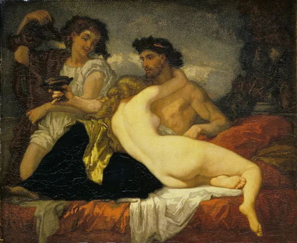 Horace and Lydia av Thomas Couture