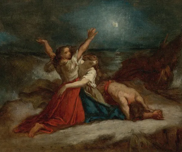 Study for Stella Maris av Thomas Couture