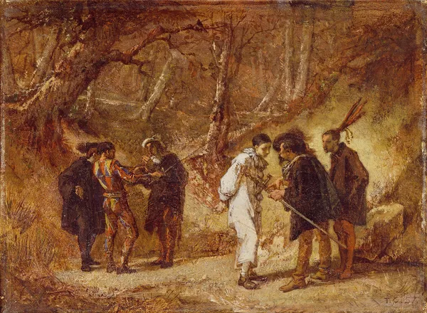 The Duel after the Masked Ball av Thomas Couture