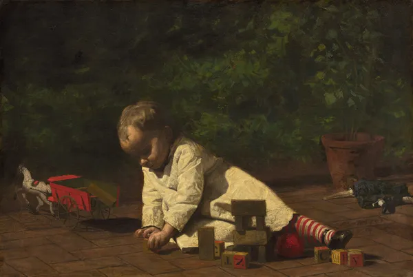 Baby at Play av Thomas Eakins