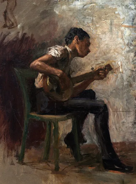 The Banjo Player av Thomas Eakins