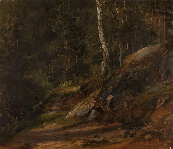 Forest Study from Romsdal av Thomas Fearnley