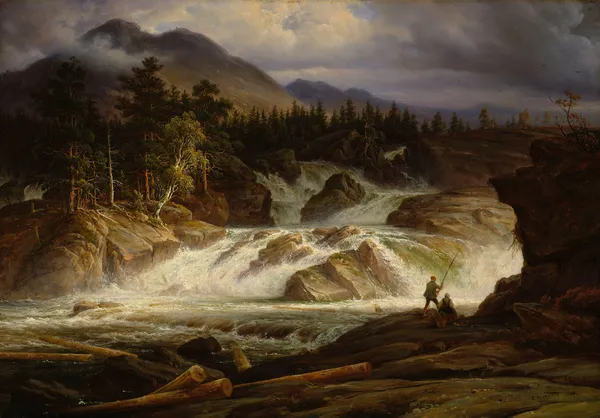 The Labro Falls av Thomas Fearnley