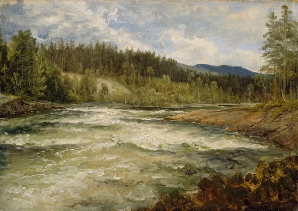 The Labro Falls av Thomas Fearnley