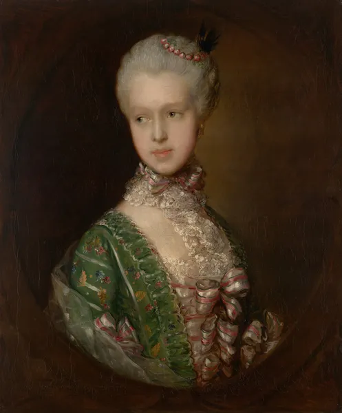 Elizabeth Wrottesley, later Duchess of Grafton av Thomas Gainsborough