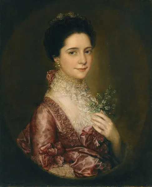 Portrait Of Mrs. Richards av Thomas Gainsborough