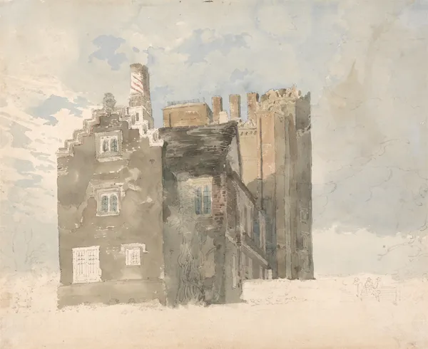Layer Marney Hall, Essex av Thomas Girtin
