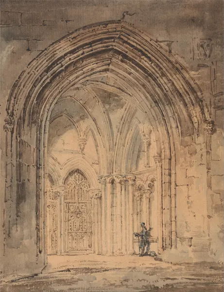 St. Alban’s Cathedral, Hertfordshire av Thomas Girtin