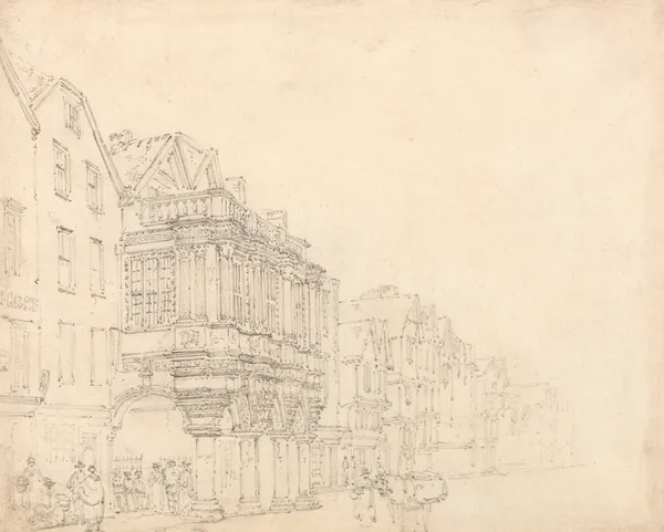 The Guildhall, Exeter av Thomas Girtin