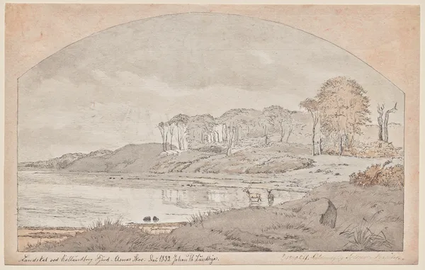Asnæs Skov, Bay at Kalundborg Fjord av Johan Thomas Lundbye