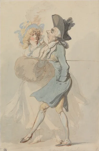 A Worn Out Debauchée av Thomas Rowlandson