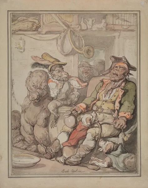 Comparative Anatomy Study av Thomas Rowlandson