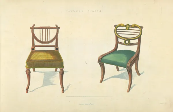Parlour chairs 2 av Thomas Sheraton
