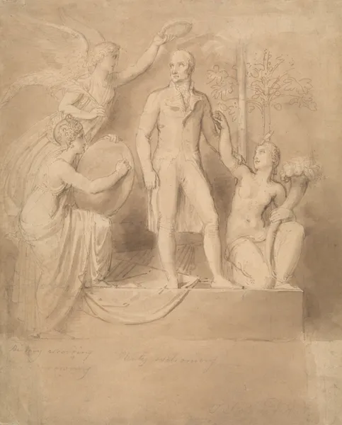 A Study for the Wellington Monument av Thomas Stothard