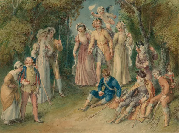 As you like it, act V, sc. 4 av Thomas Stothard