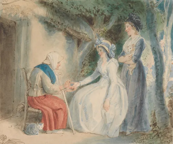 The Fortune Teller av Thomas Stothard