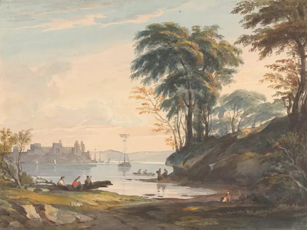 Augt 15th. Conway Castle av Thomas Sully