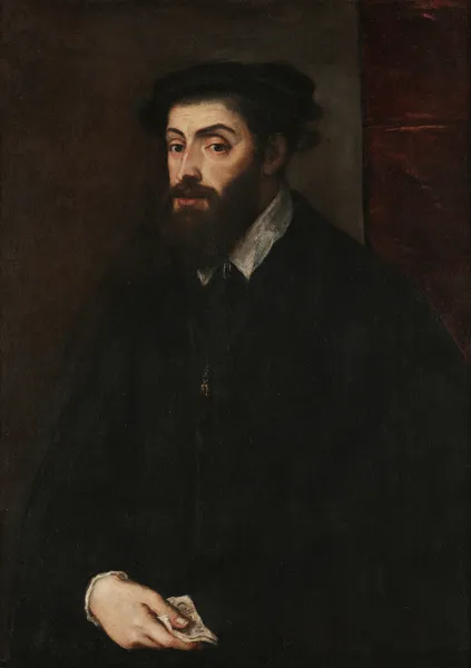 Portrait of Charles V av Titian