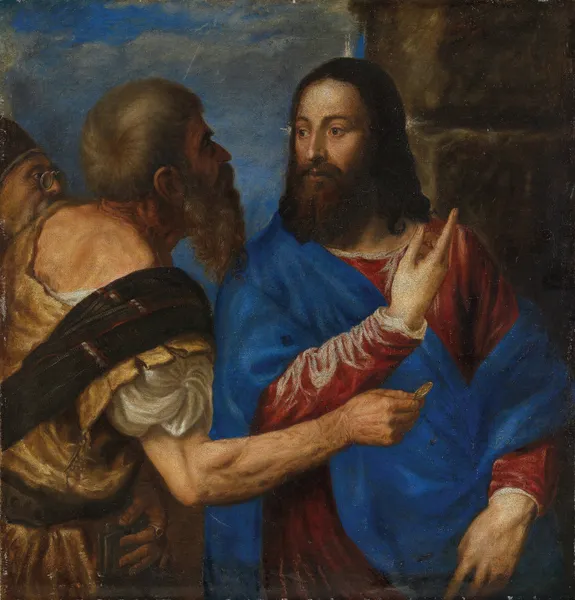 The Tribute Money av Titian
