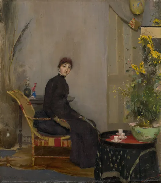 Mrs L. A. Abrahams av Tom Roberts