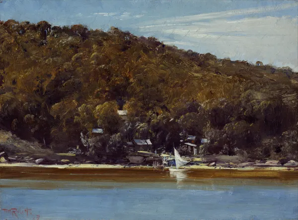 The camp, Sirius Cove av Tom Roberts