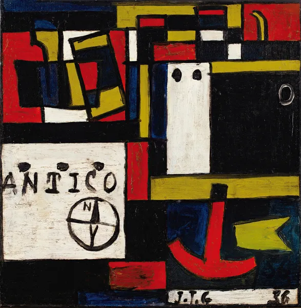 Transatlántico Constructivo av Joaquín Torres-García