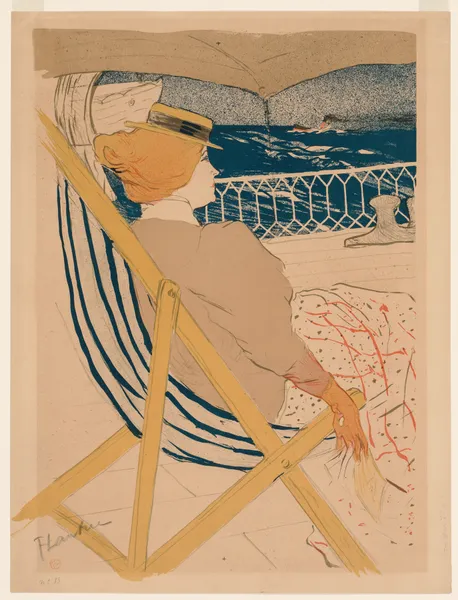 La Passagère Du 54 av Henri de Toulouse-Lautrec