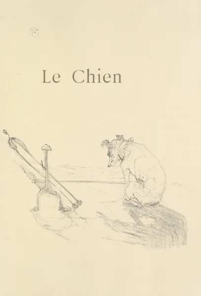 Le Chien av Henri de Toulouse-Lautrec