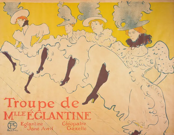 Mademoiselle Eglantine’s Troupe av Henri de Toulouse-Lautrec