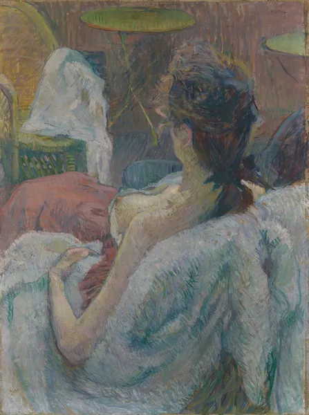 The Model Resting av Henri de Toulouse-Lautrec