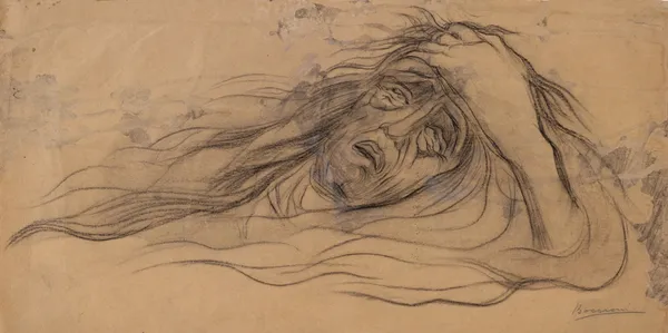 Study for ‘The Dream – Paolo and Francesca’ av Umberto Boccioni