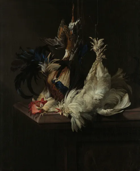 Still Life with Fowl av Willem van Aelst