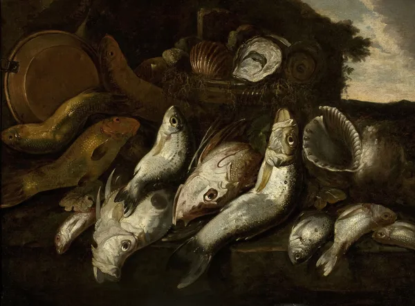 Fish av Abraham van Beyeren
